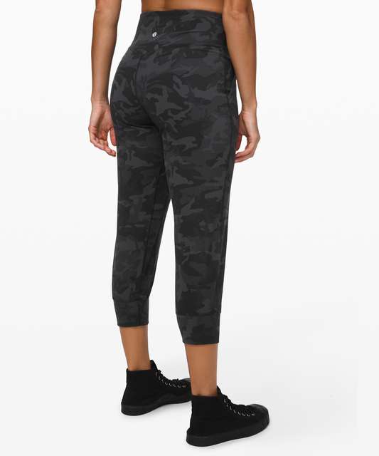 lululemon athletica, Pants & Jumpsuits, Lululemon Align Crop 2 In  Heritage 365 Camo Deep Coal Multi Size 2