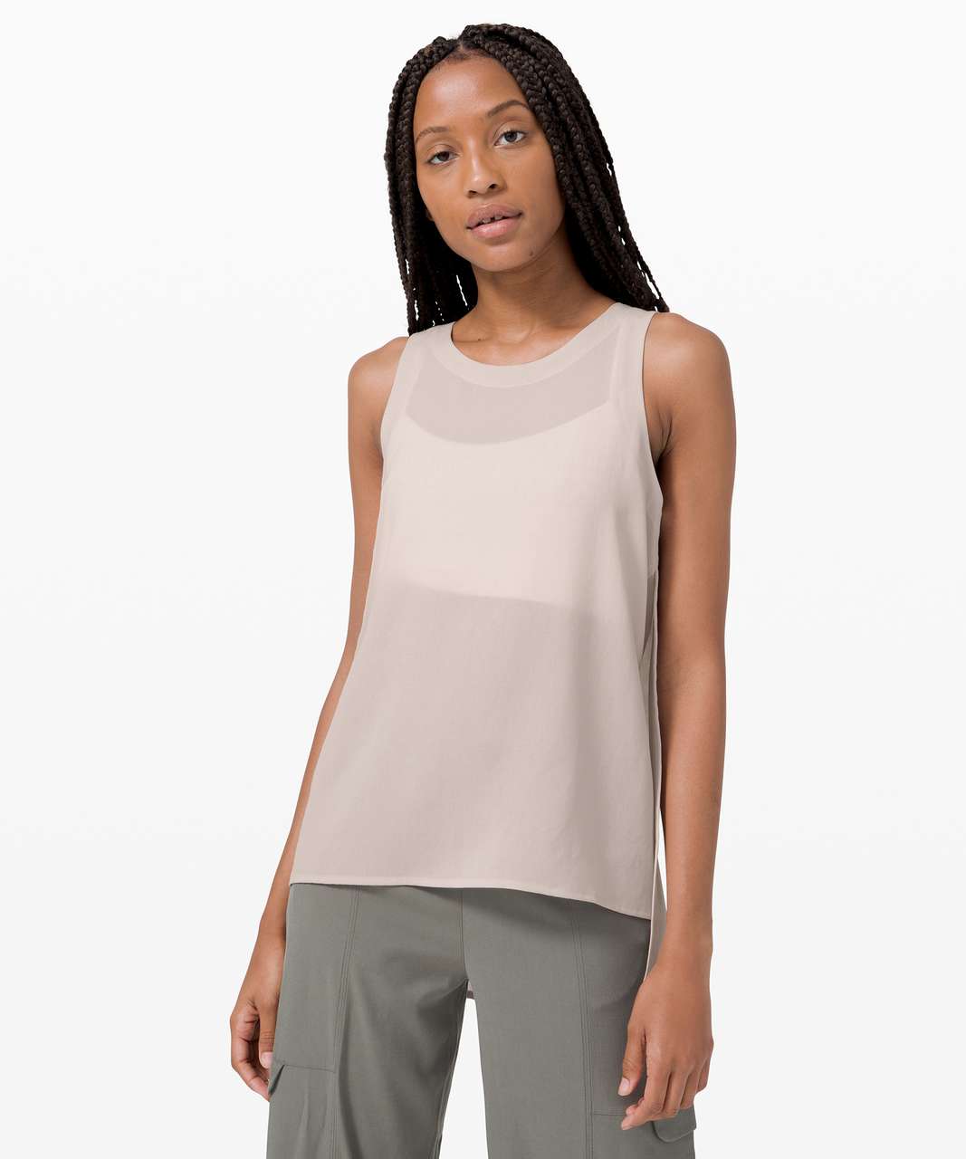 Lululemon Dynamic Days Tank - Dune / Light Chrome