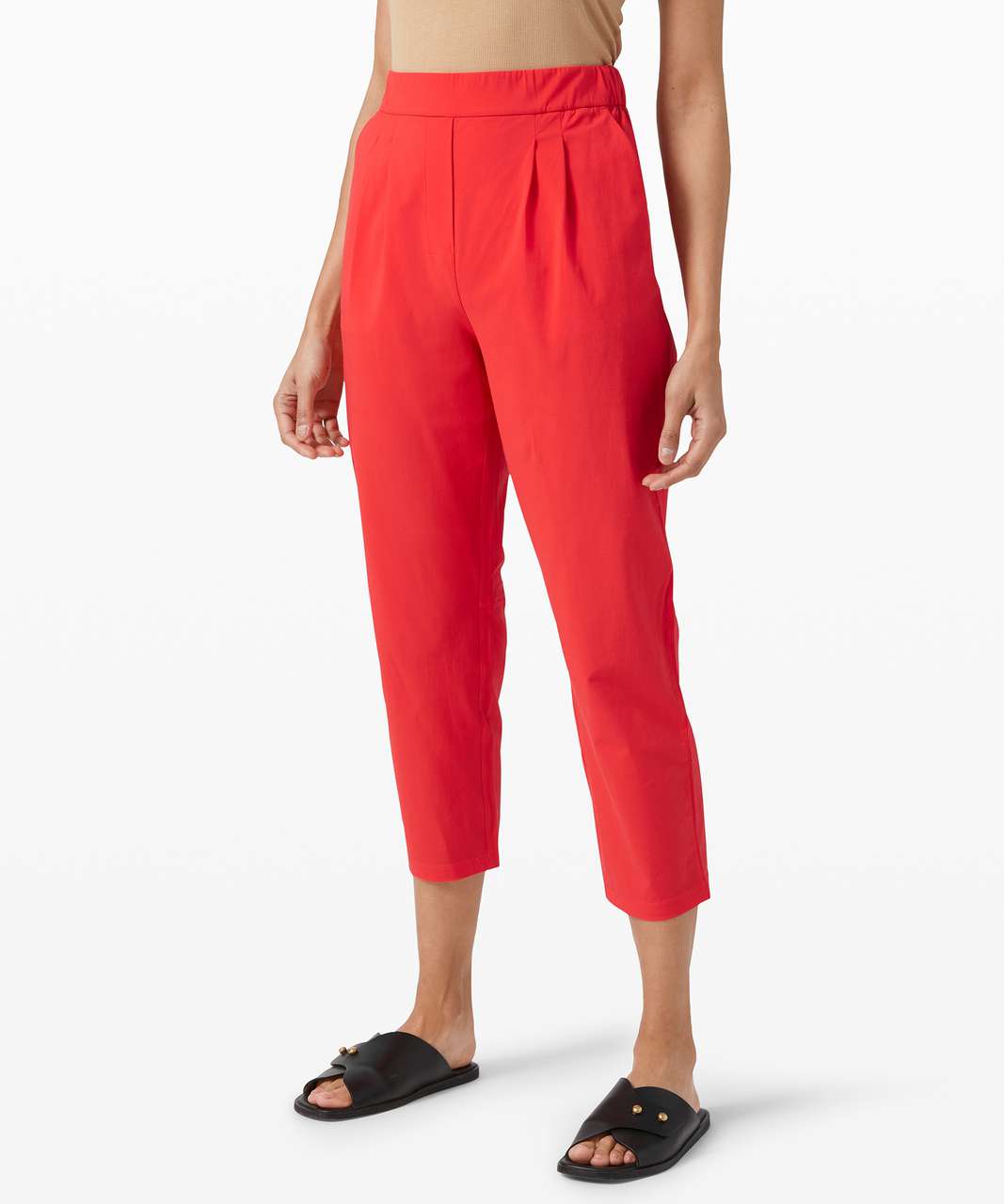 Lululemon Your True Trouser High Rise Crop - Carnation Red - lulu