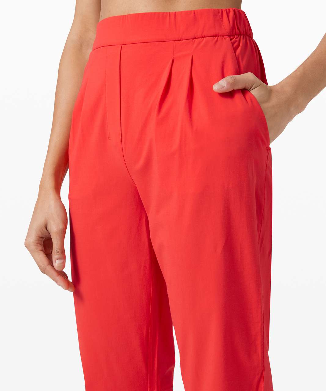 Lululemon Your True Trouser High Rise Crop - Carnation Red