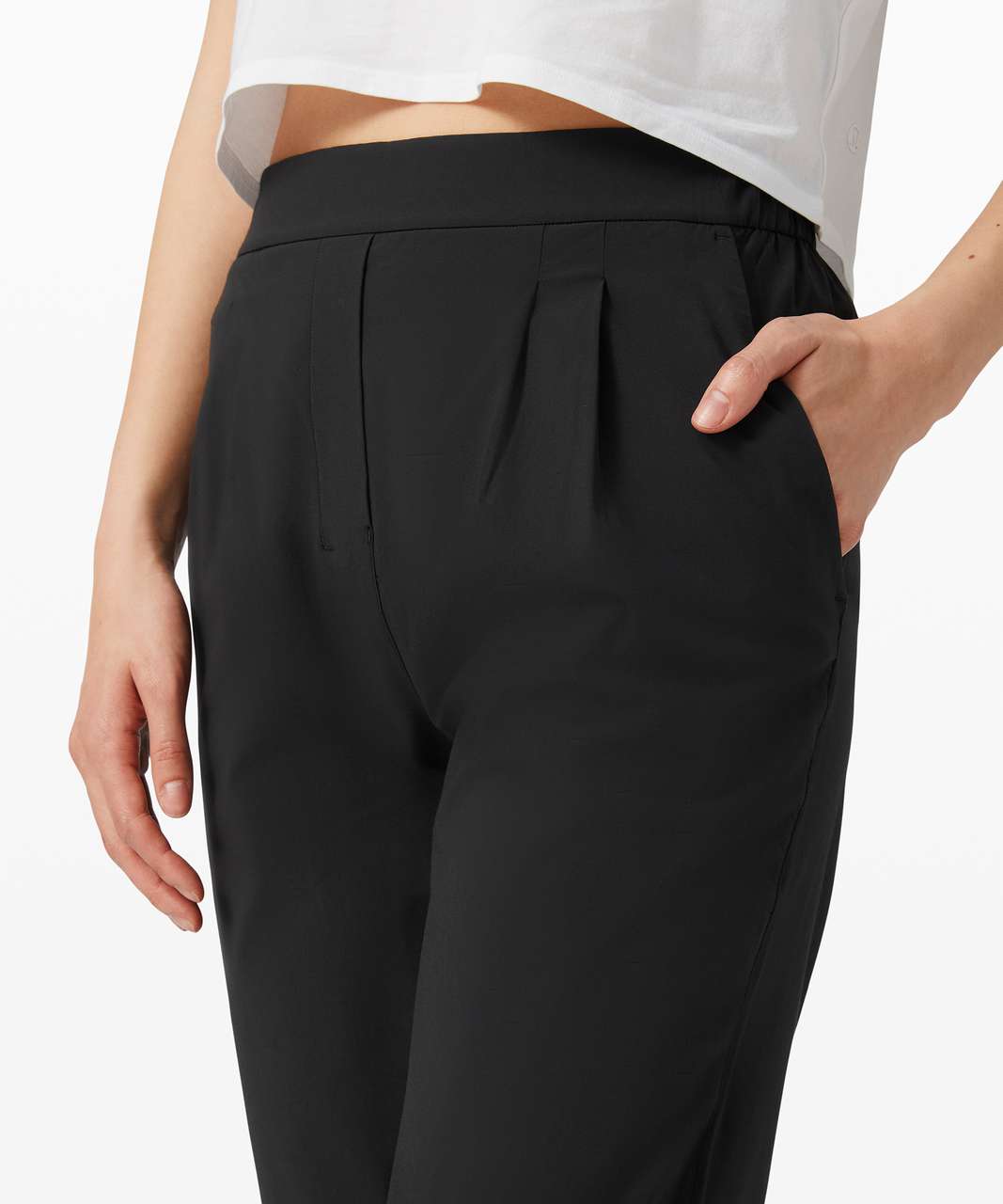 NWT Lululemon Your True Trouser HR Dress Pant 6 High Rise BLACK $148 NWT 7/8