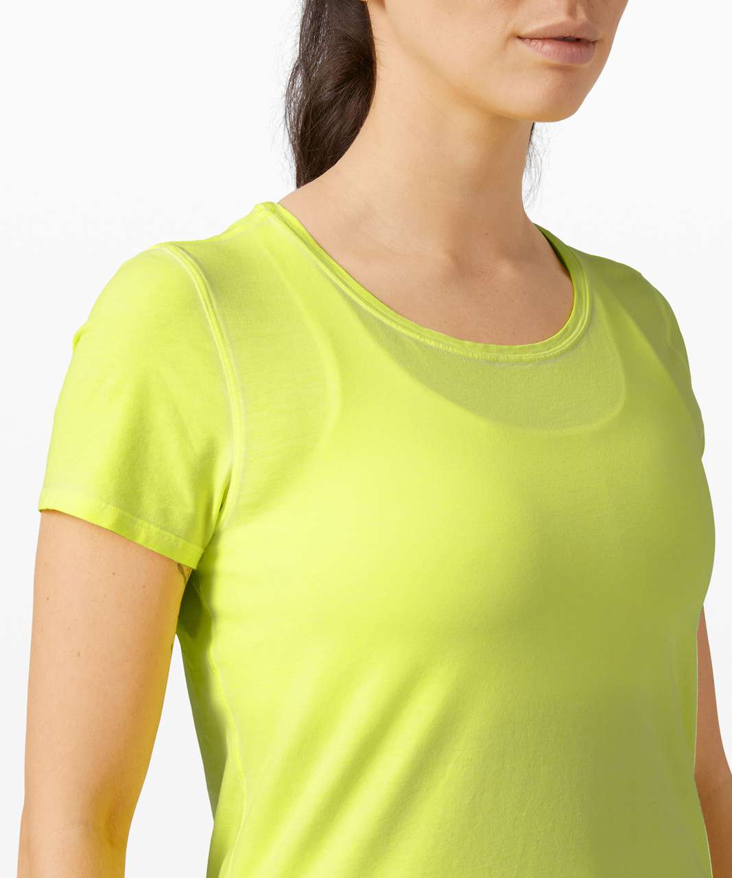 Lululemon Love Crew *Fade - Sublimado Pigment Dye Highlight Yellow