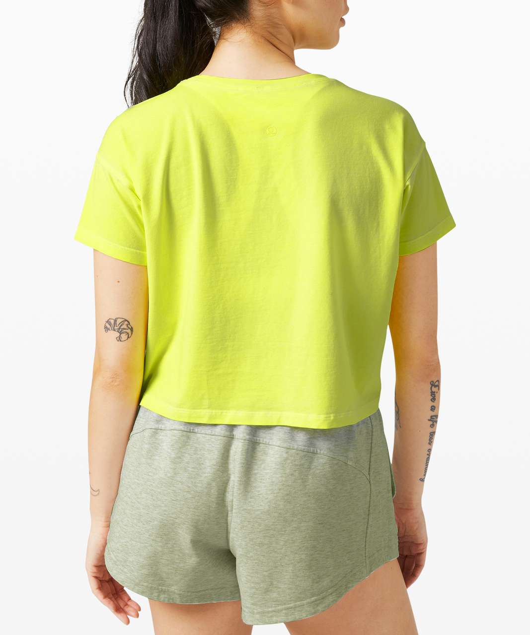 Lululemon Cates Tee *Fade - Sublimado Pigment Dye Highlight Yellow