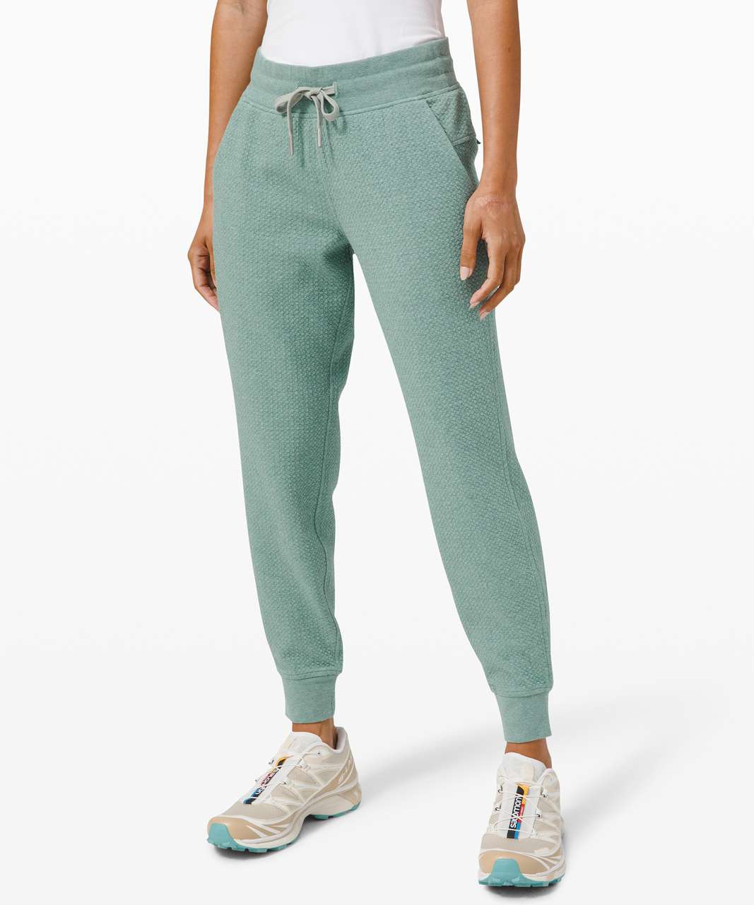 Lululemon Warm Down High-Rise Jogger - Heathered Tidewater Teal