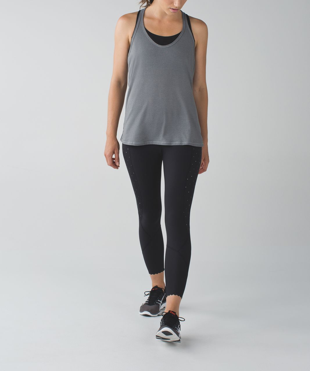 Lululemon Tight Stuff Tight (Reflective) - Black / Night Fall Black  Tricolor - lulu fanatics