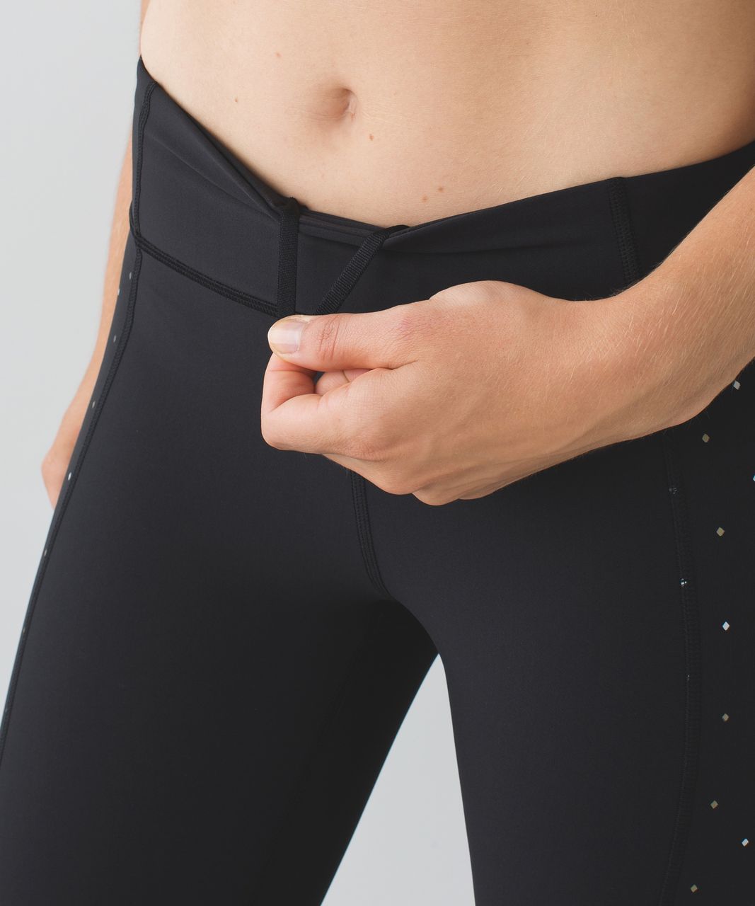 Lululemon Tight Stuff Tight (Reflective) - Black / Night Fall Black  Tricolor - lulu fanatics