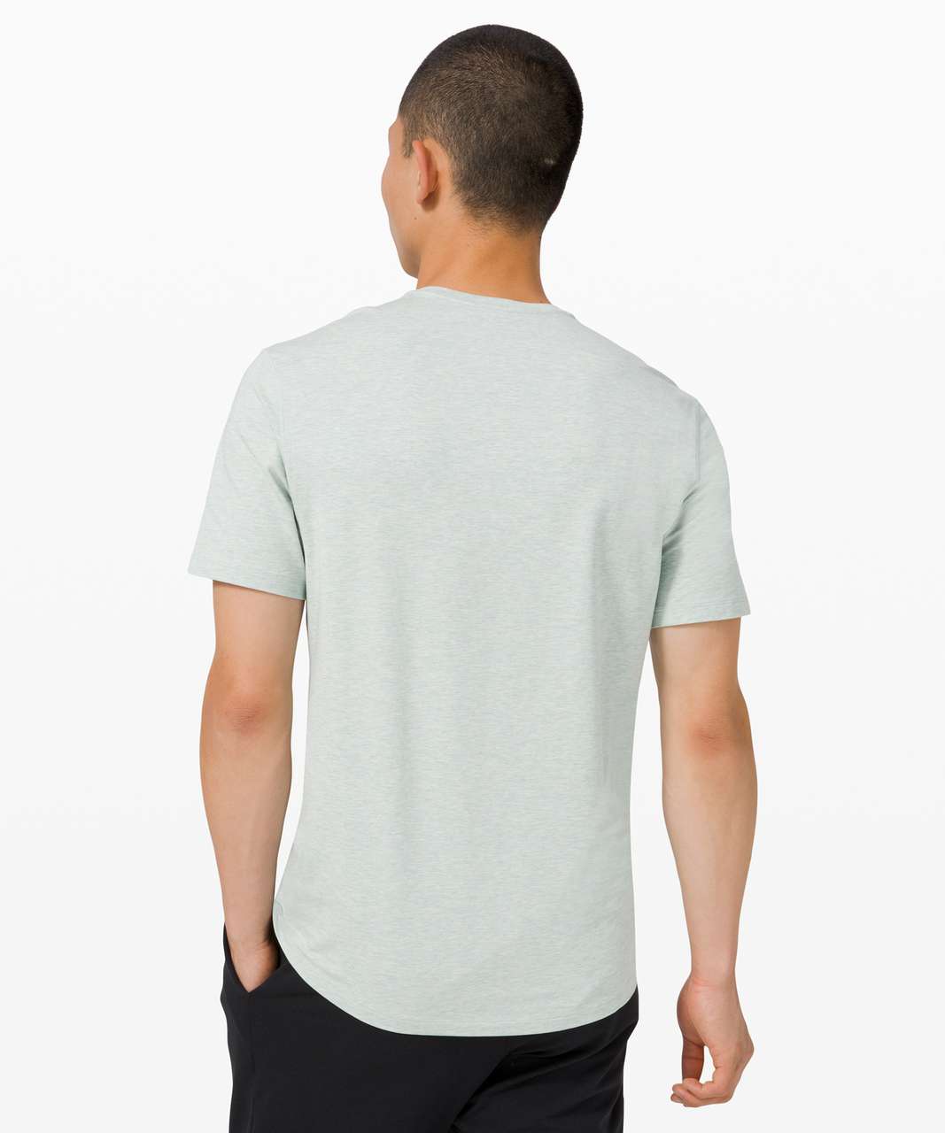 Lululemon 5 Year Basic V - Heathered Island Mist - lulu fanatics