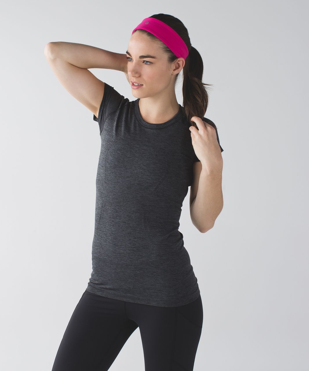 Lululemon Fly Away Tamer Headband II - Jewelled Magenta