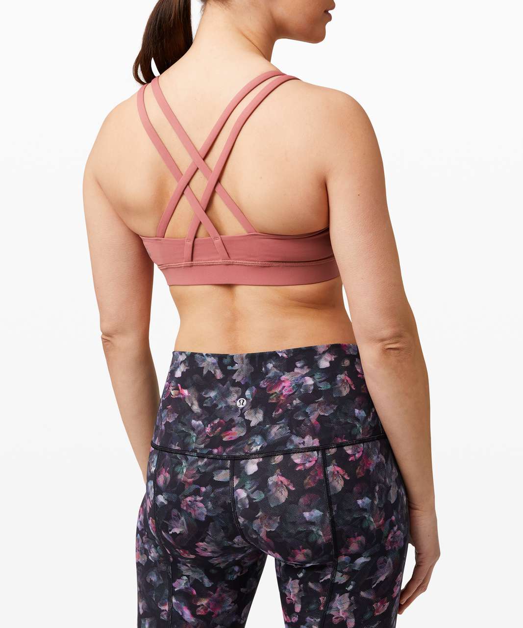 Lululemon Energy Longline Bra Ribbed Luxtreme *Medium Support, B–D Cups -  Vivid Plum - lulu fanatics