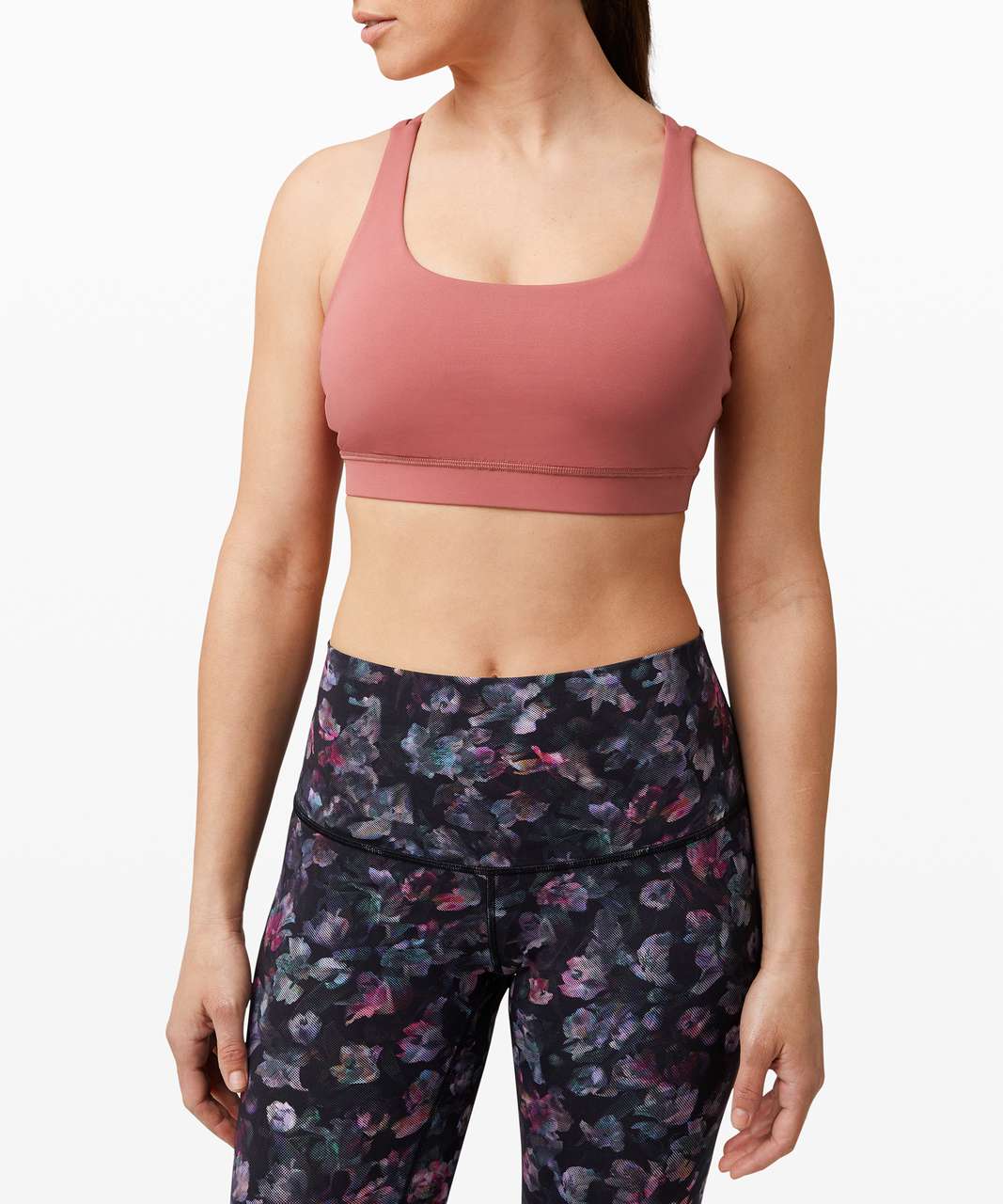 Lululemon Energy Bra *Medium Support, B-D Cup - Cherry Tint