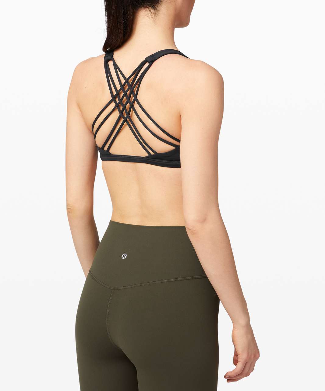 Lululemon Free To Be Bra - Black - lulu fanatics