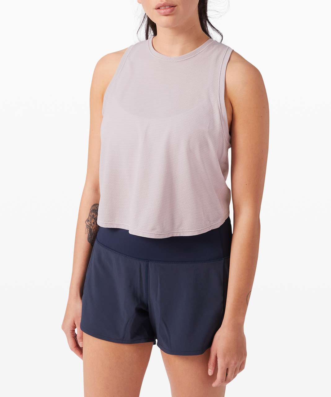 Lululemon Fast as Light Tank *Mesh - Iced Iris