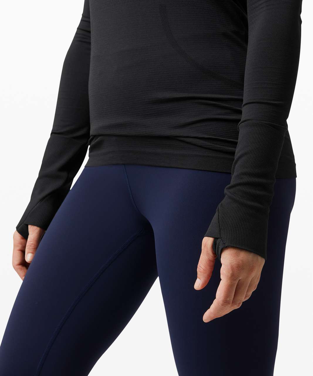 Lululemon Swiftly Tech Long Sleeve 2.0 - Black / Black