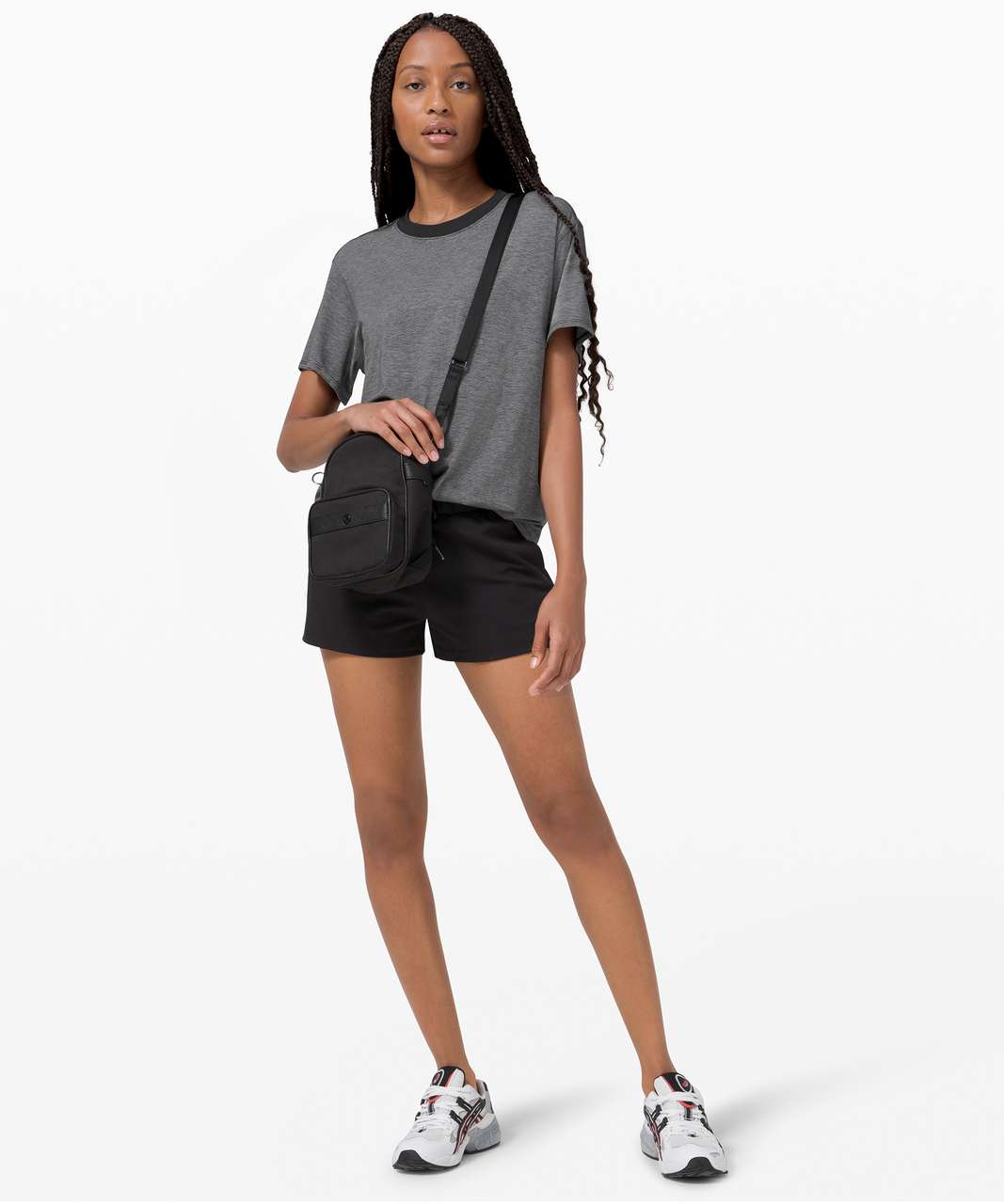 Lululemon All Yours Boyfriend Tee - Micro Stripe Black White - lulu ...