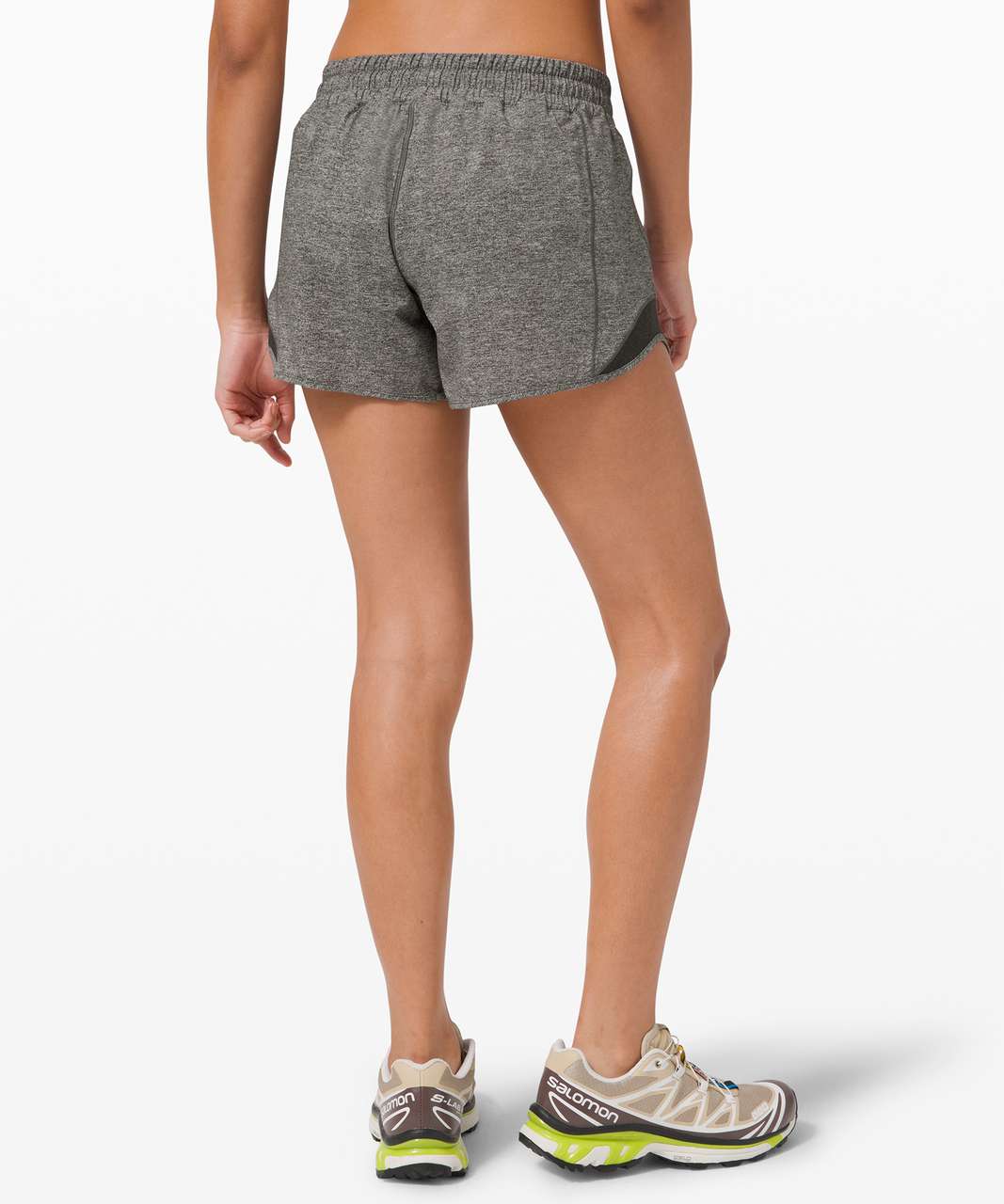 Lululemon Hotty Hot Short II *Long 4" - Heather Lux Multi Black