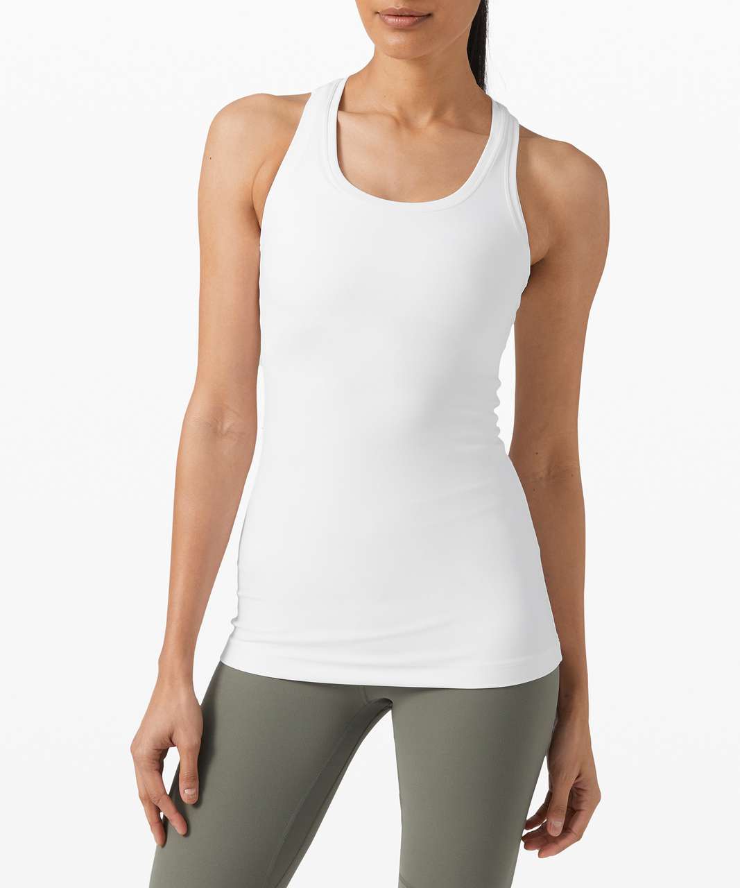 Lululemon Cool Racerback Tank Top *Nulu - White (First Release