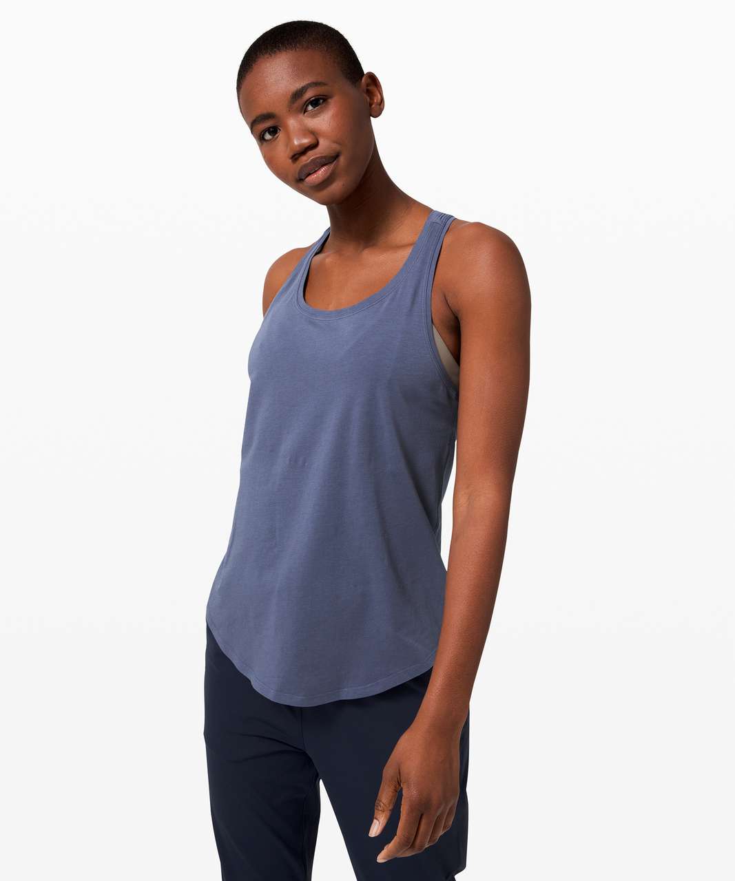 Lululemon Love Tank *Pleated - Ink Blue - lulu fanatics