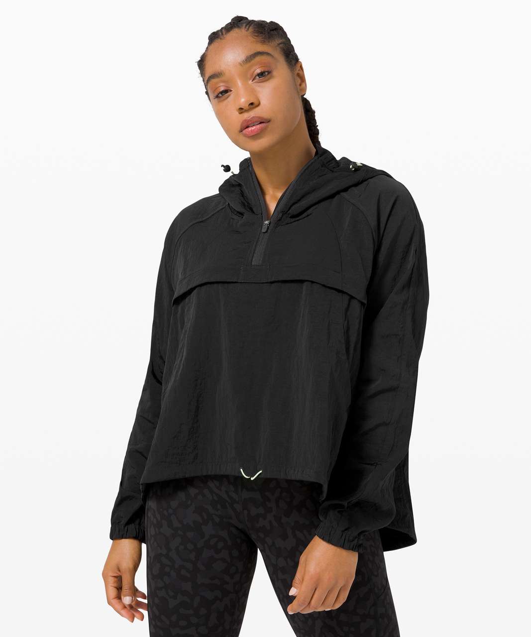 Lululemon Seek Vistas 1/2 Zip Jacket - Black - lulu fanatics