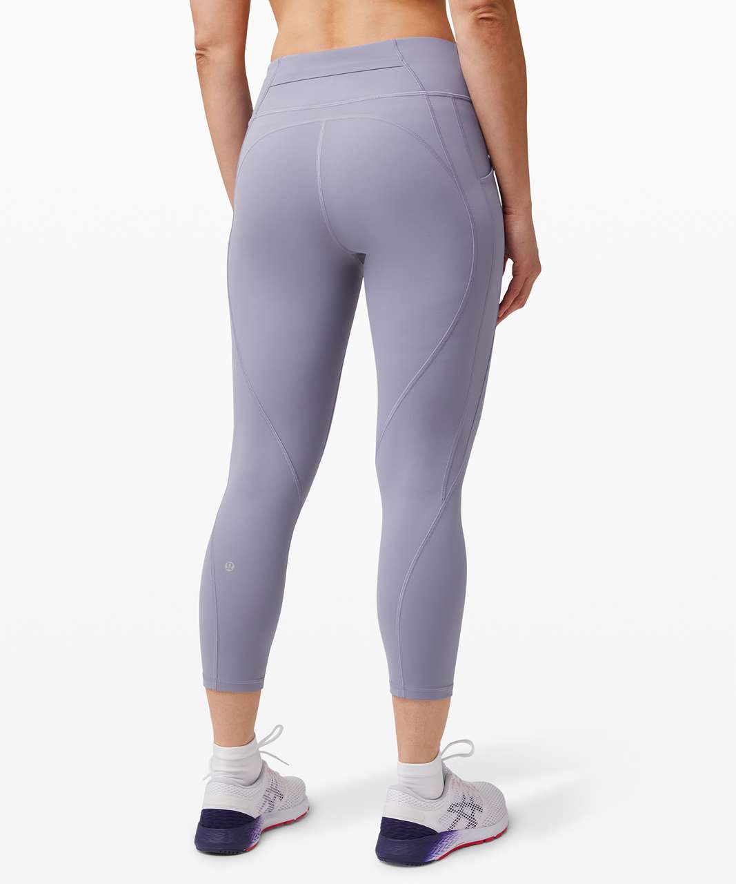 Lululemon Time To Sweat Crop 23 - Peri Purple - lulu fanatics