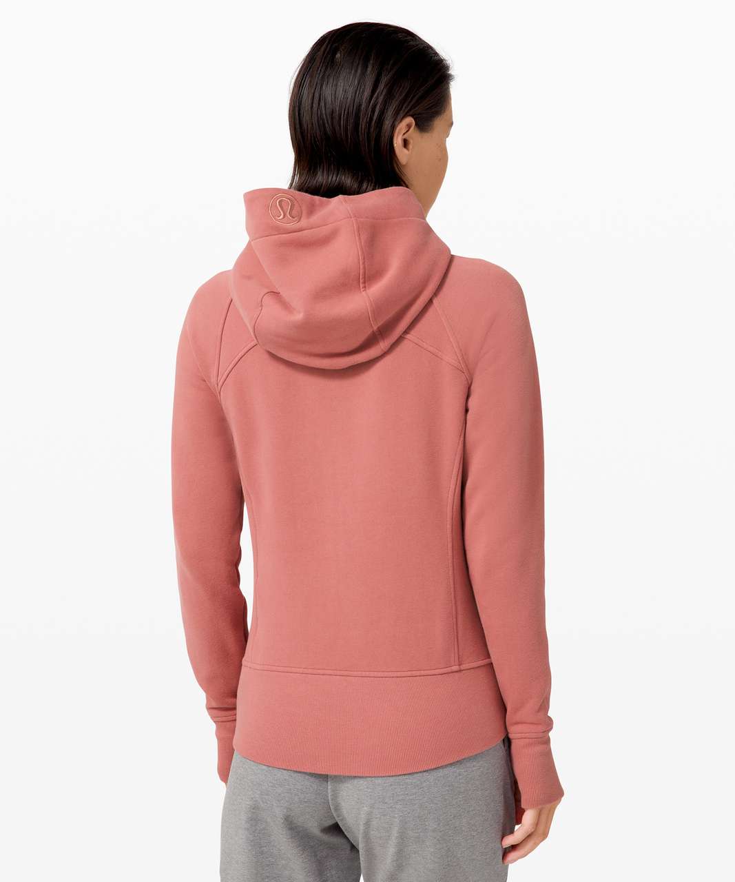 NEW Lululemon Scuba Oversized Half-Zip Hoodie Brier Rose Size M/L