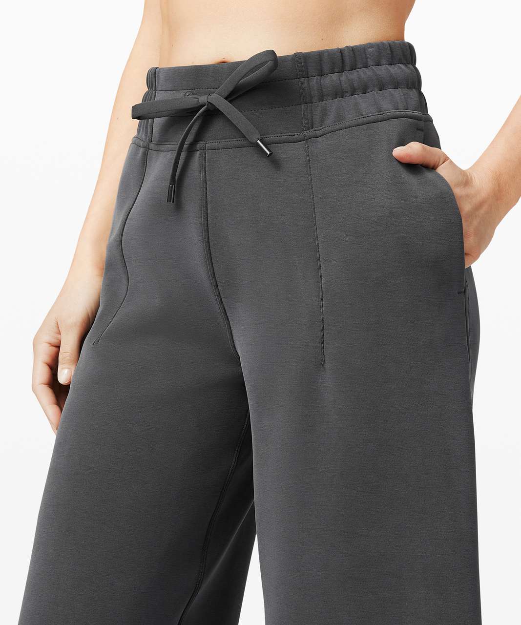 Lululemon Soft Ambitions High Rise Crop - Graphite Grey