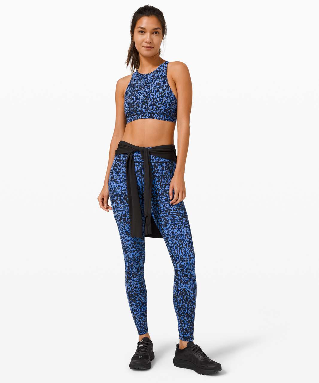 Lululemon Speed Up Tight 28" - Urban Block Wild Bluebell Black