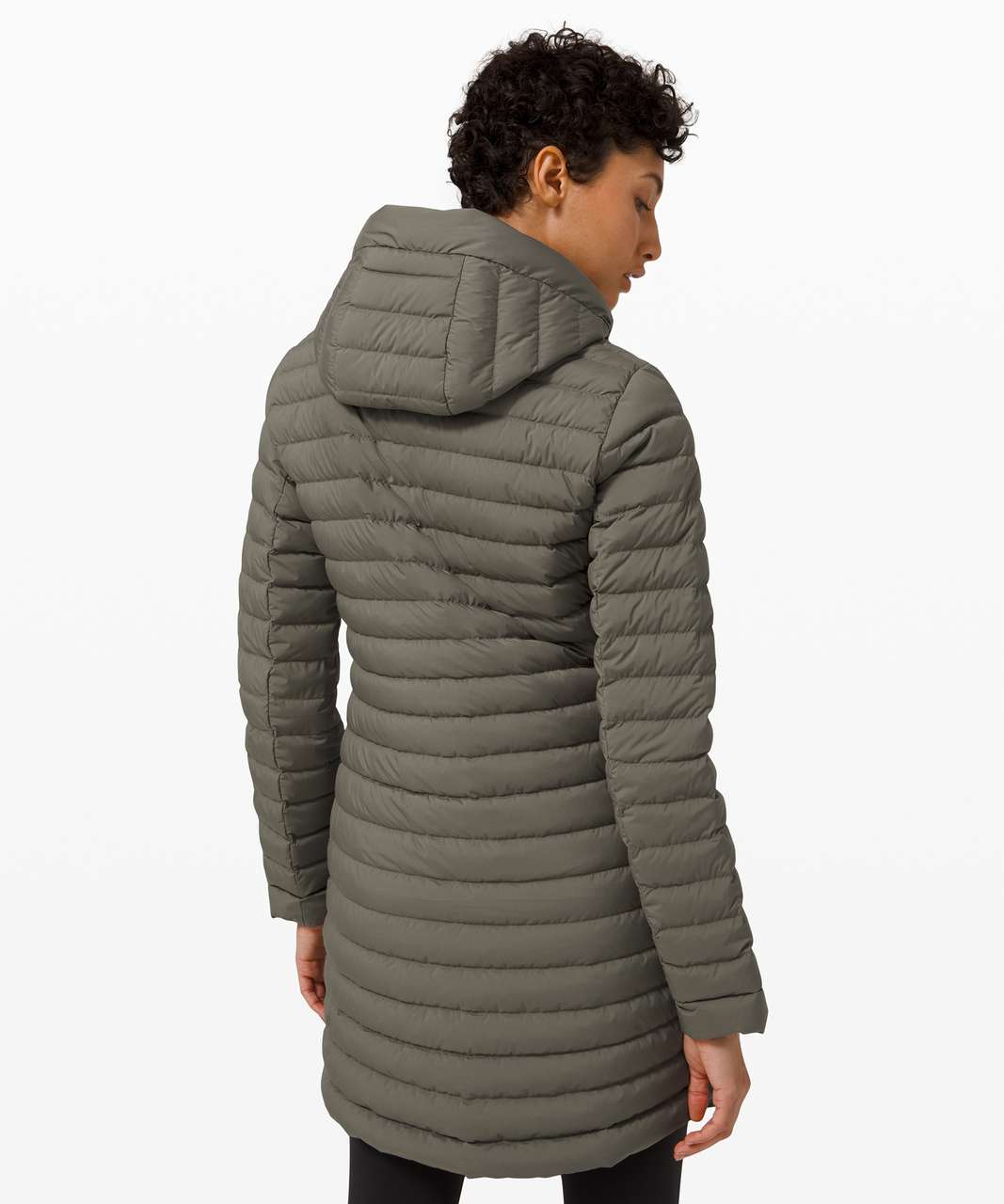 Lululemon Pack it Down Jacket *Long - Grey Sage - lulu fanatics