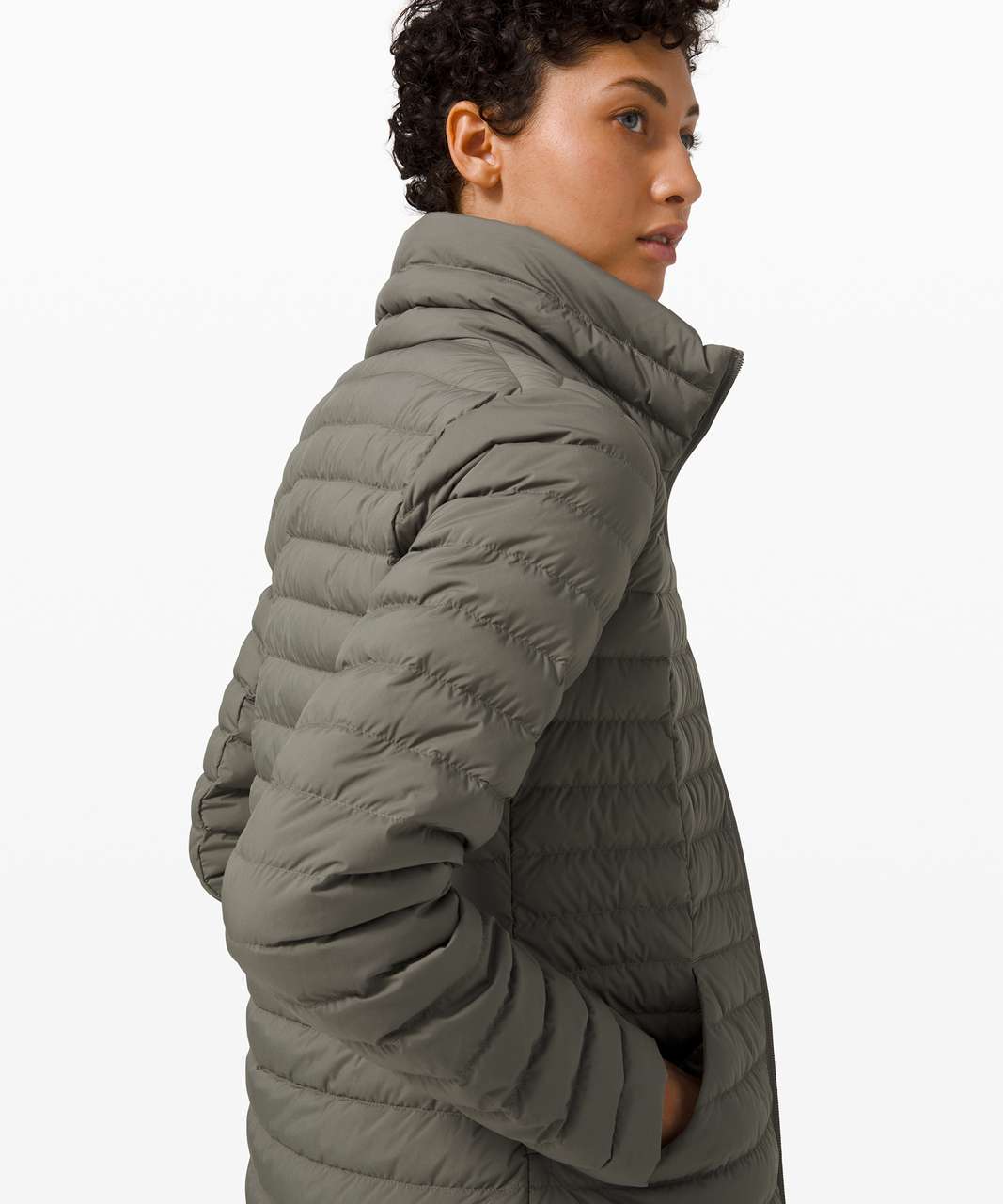 Lululemon Pack it Down Jacket *Long - Grey Sage