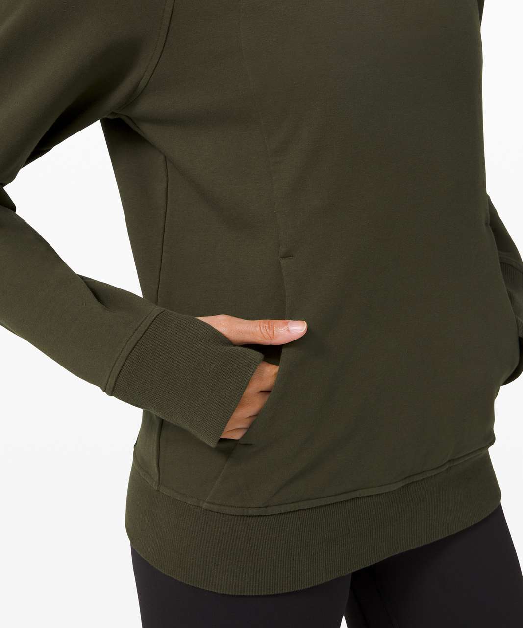 Lululemon Scuba Crew - Dark Olive