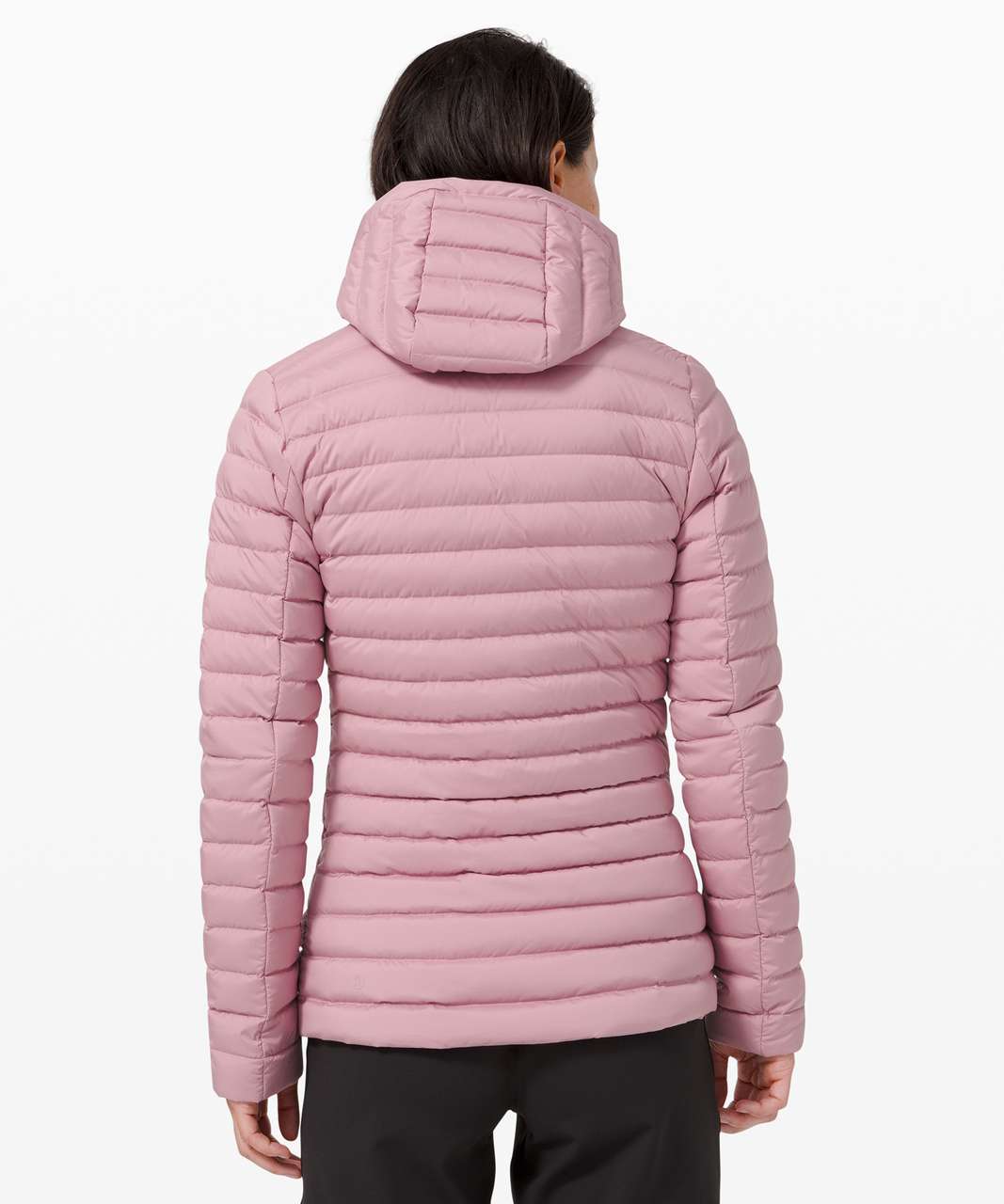 Lululemon In Stride Jacket Heathered Pig Pink White - Depop