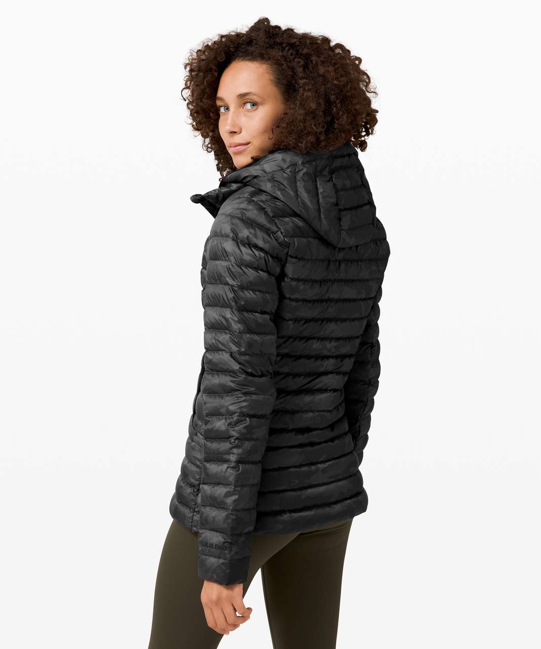 Lululemon Women's In Stride Jacket Full Zip Incognito Camo Multi Grey 6 -  $77 - From Galore