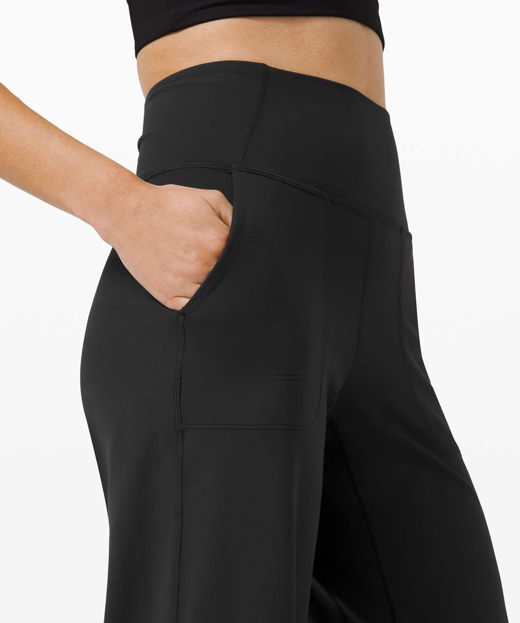 Lululemon Align High-Rise Wide-Leg Pant *Tall - Black - lulu fanatics