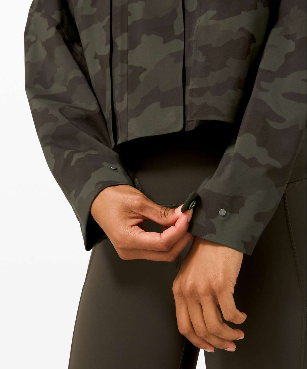 Lululemon Rain Chaser Jacket - Heritage 365 Camo Dark Olive Multi