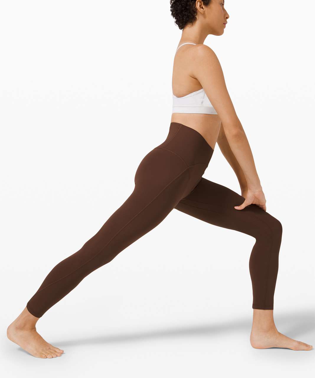 NWT Lululemon Women Instill High-Rise HR Tight 25 Date Brown Brick