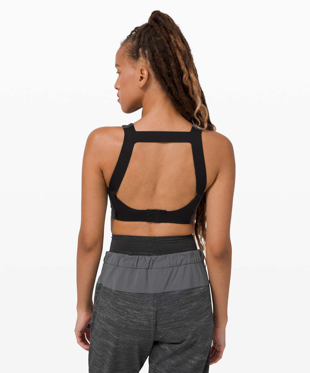 Lululemon Varsa Bra *lululemon lab - Noise Jacquard Black Obsidian