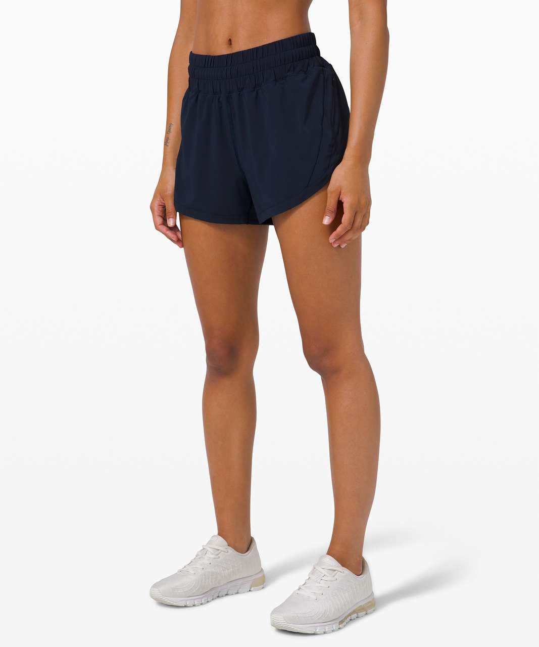 Lululemon Track That High-Rise Short 3" Lined - True Navy