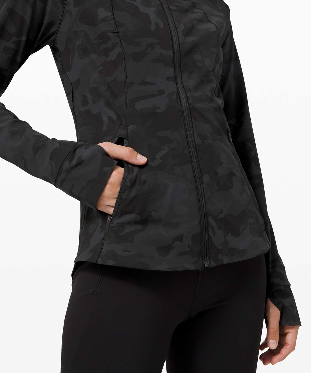 Lululemon Mist Over Windbreaker - Incognito Camo Multi Grey