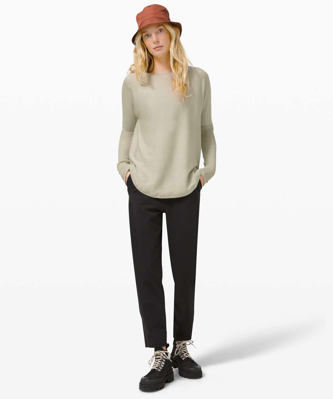 Lululemon Take it All In Sweater - Light Sage