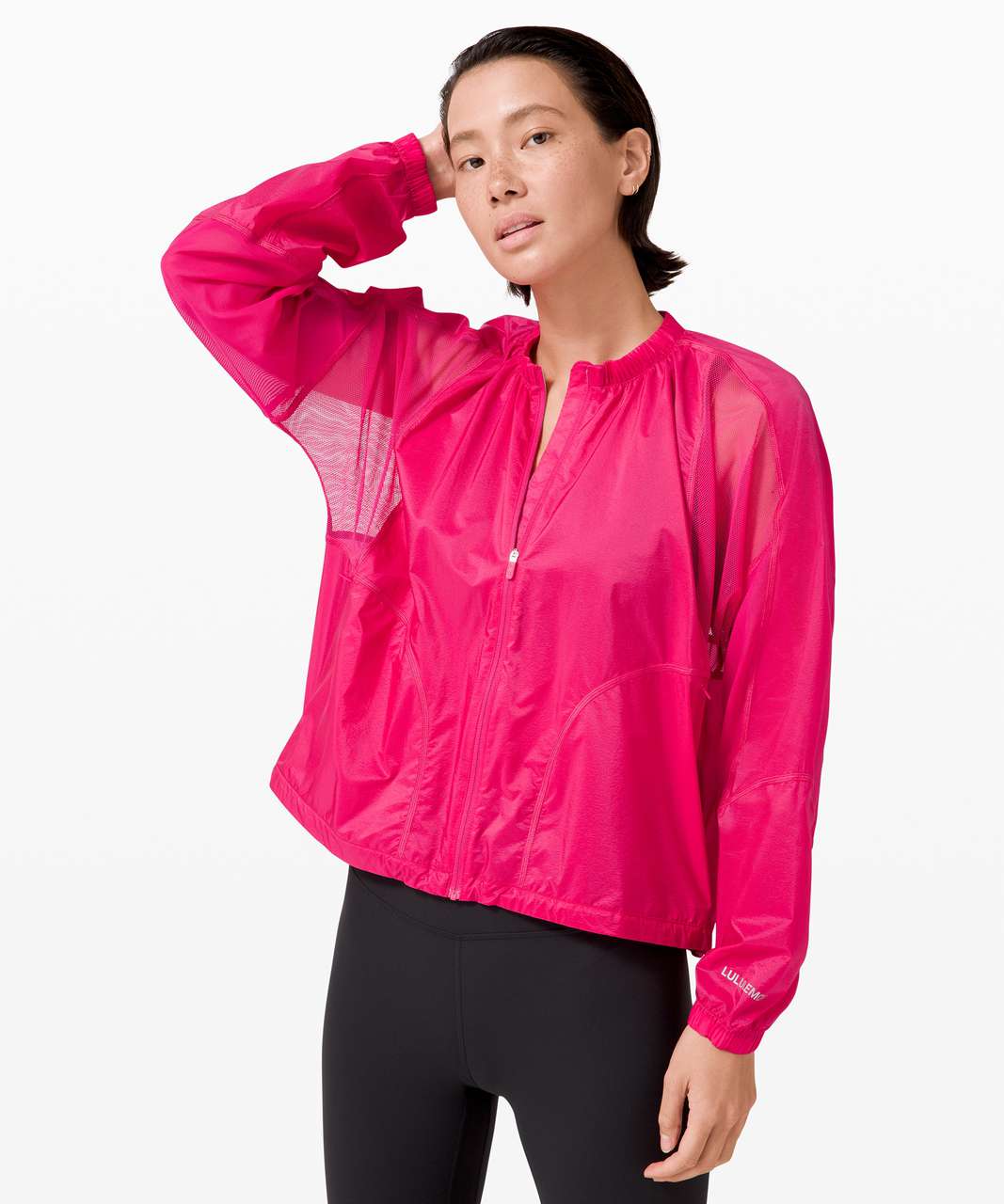 Lululemon With the Breeze Jacket - Geranium Pink