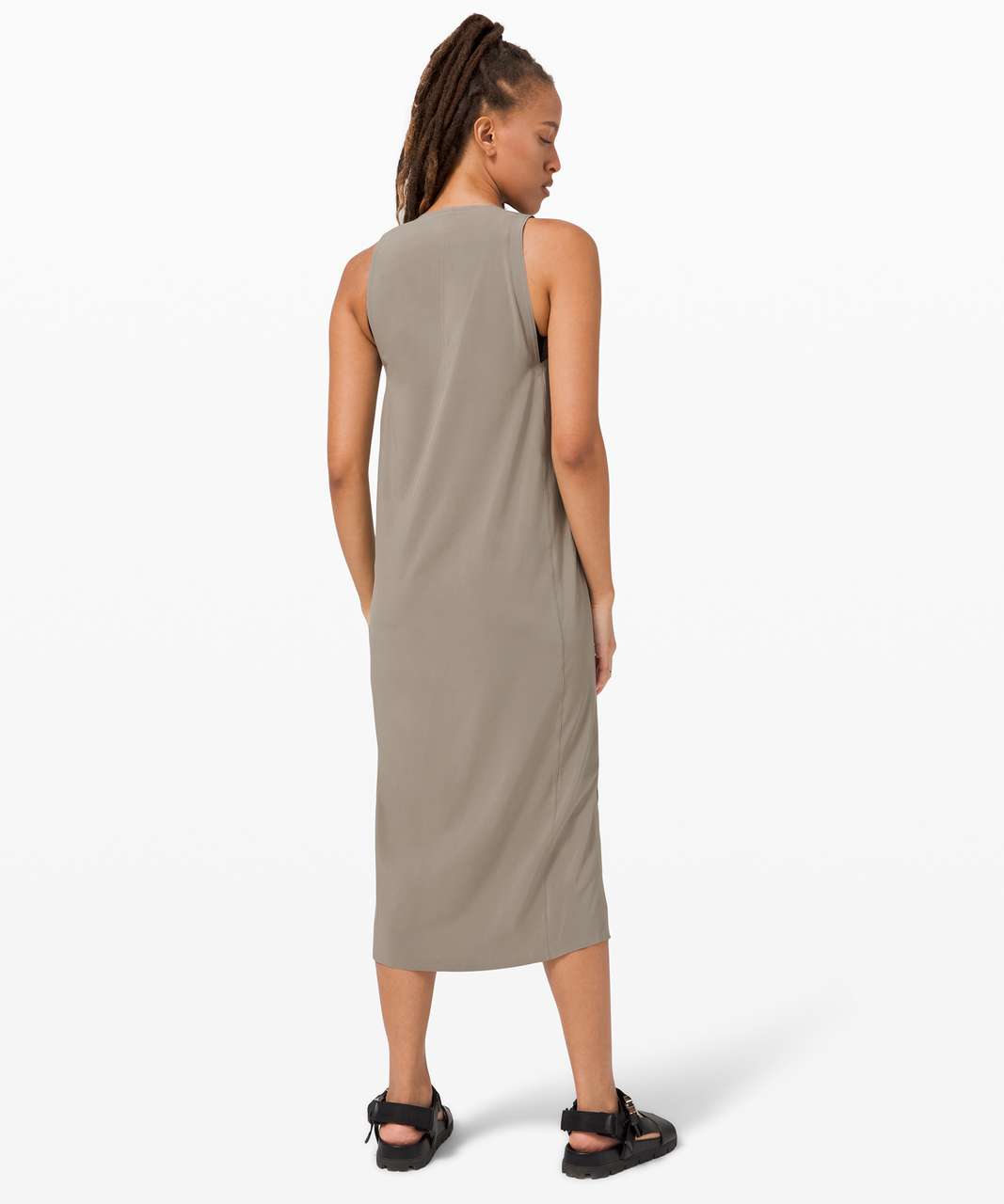 Lululemon Ribbed Modal-Cotton Dress - Cassis - lulu fanatics