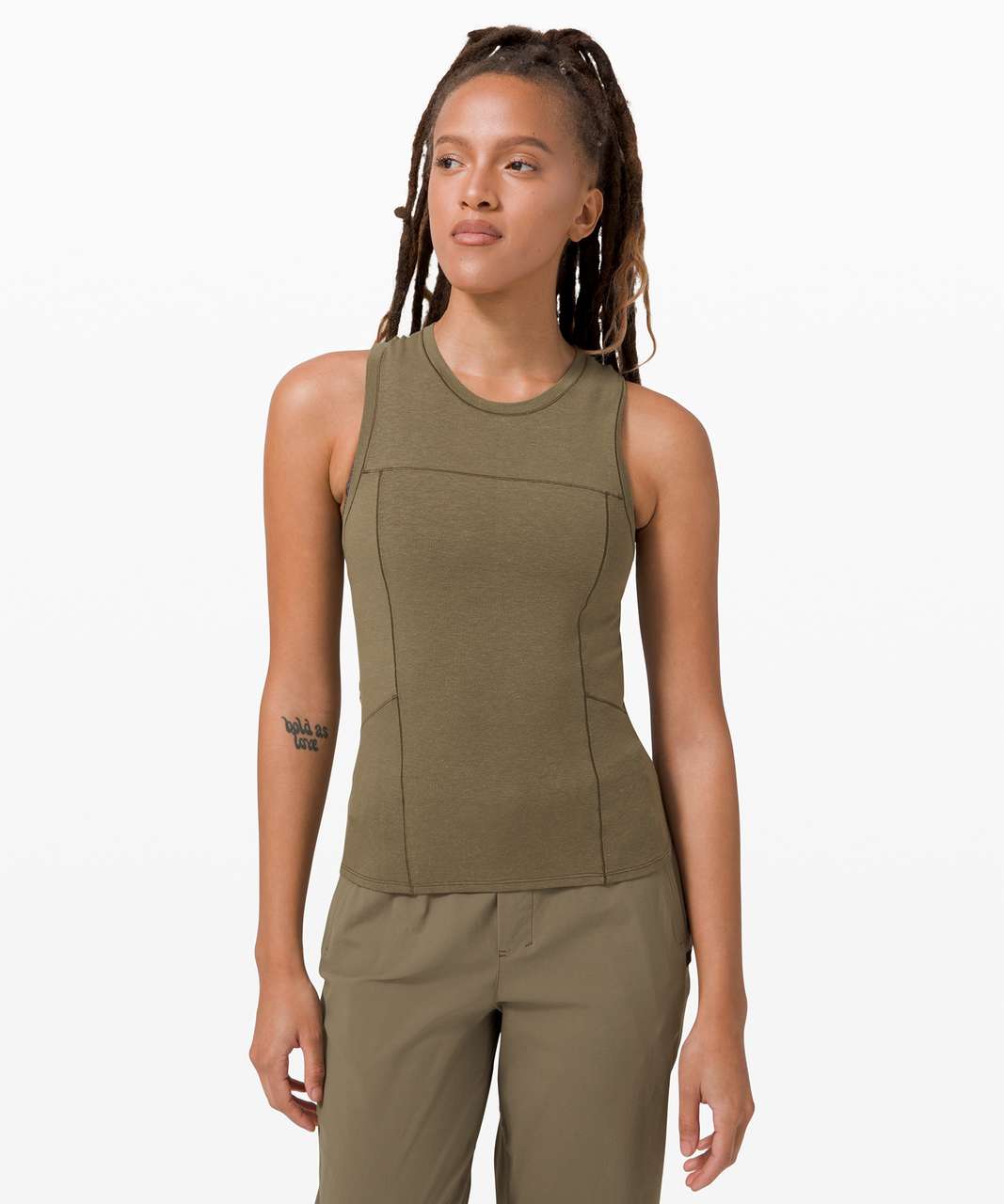 Lululemon Sarala Tank *lululemon lab - Light Military