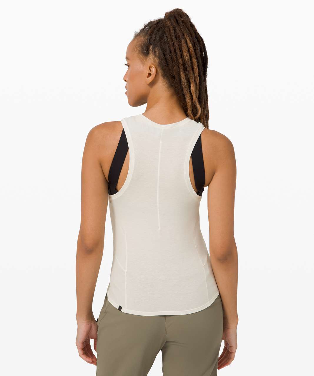 Lululemon Sarala Tank *lululemon lab - Antique White - lulu fanatics