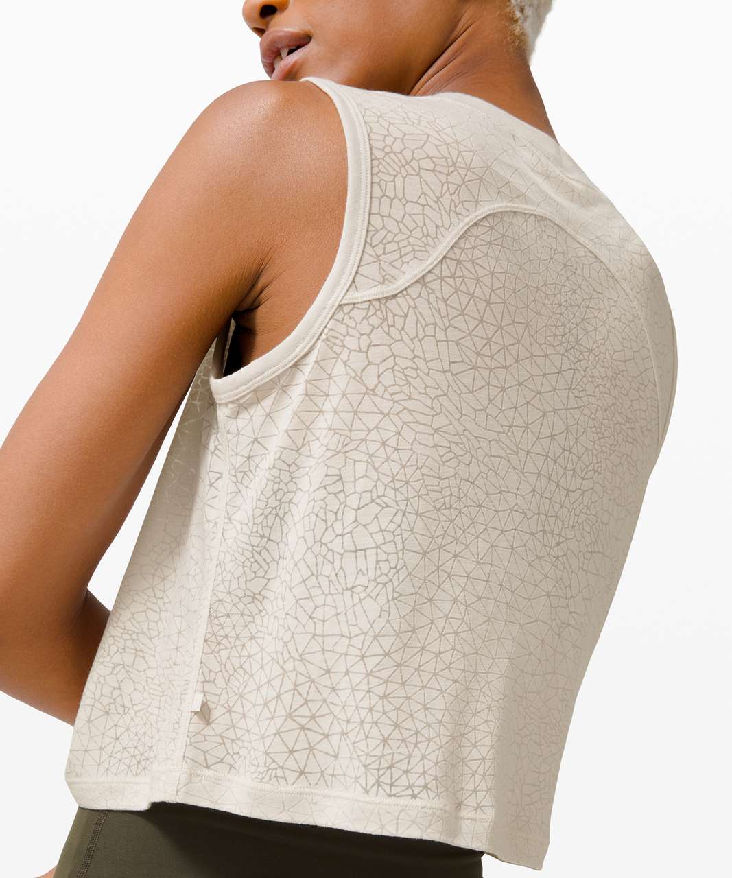 Lululemon Cinch Me Up Front Tank *Veil - Dune