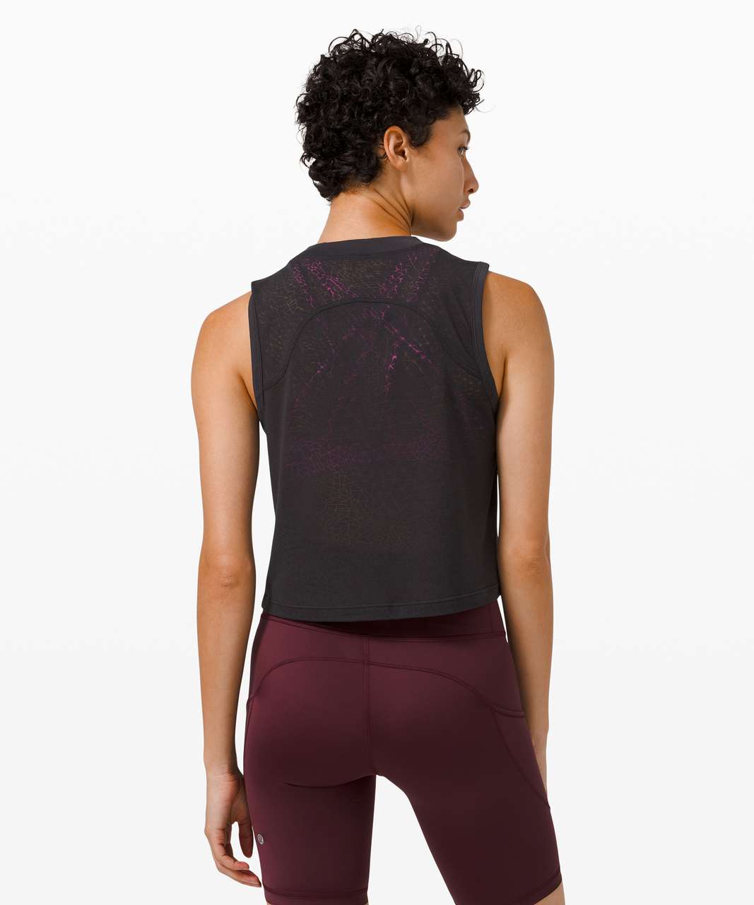 Lululemon Cinch Me Up Front Tank *Veil - Black - lulu fanatics