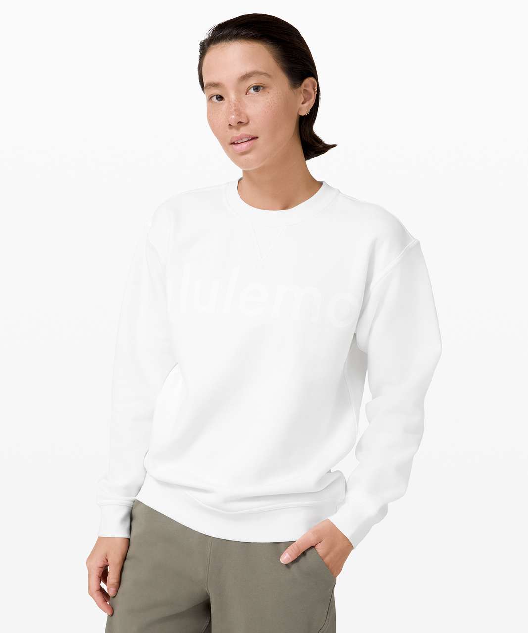 Lululemon All Yours Crew *Graphic - White (First Release) - lulu fanatics