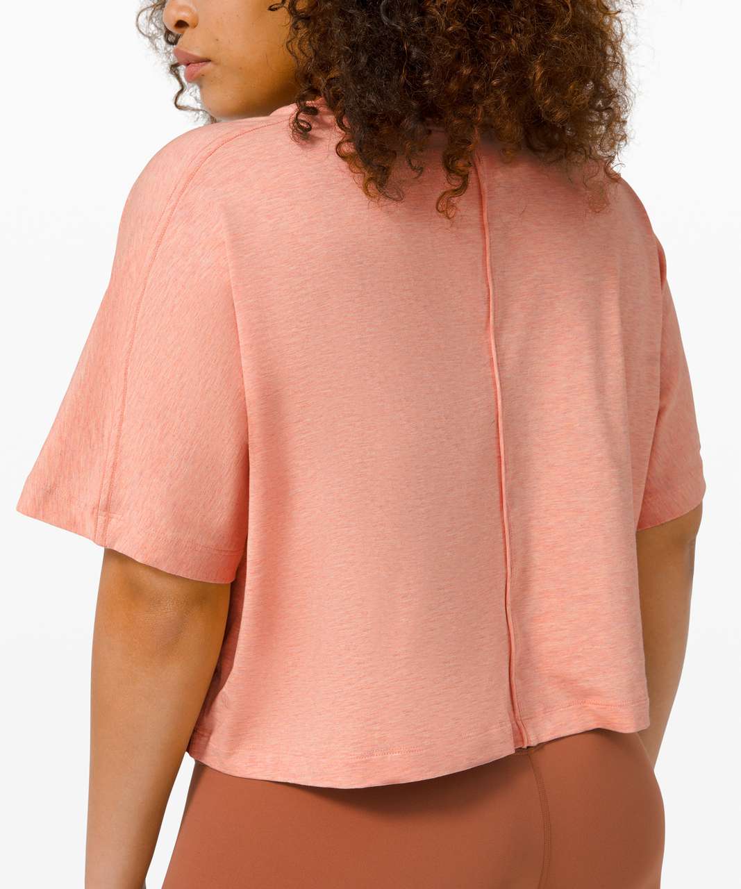 Lululemon Check the Box Short Sleeve - Heathered Pink Pastel