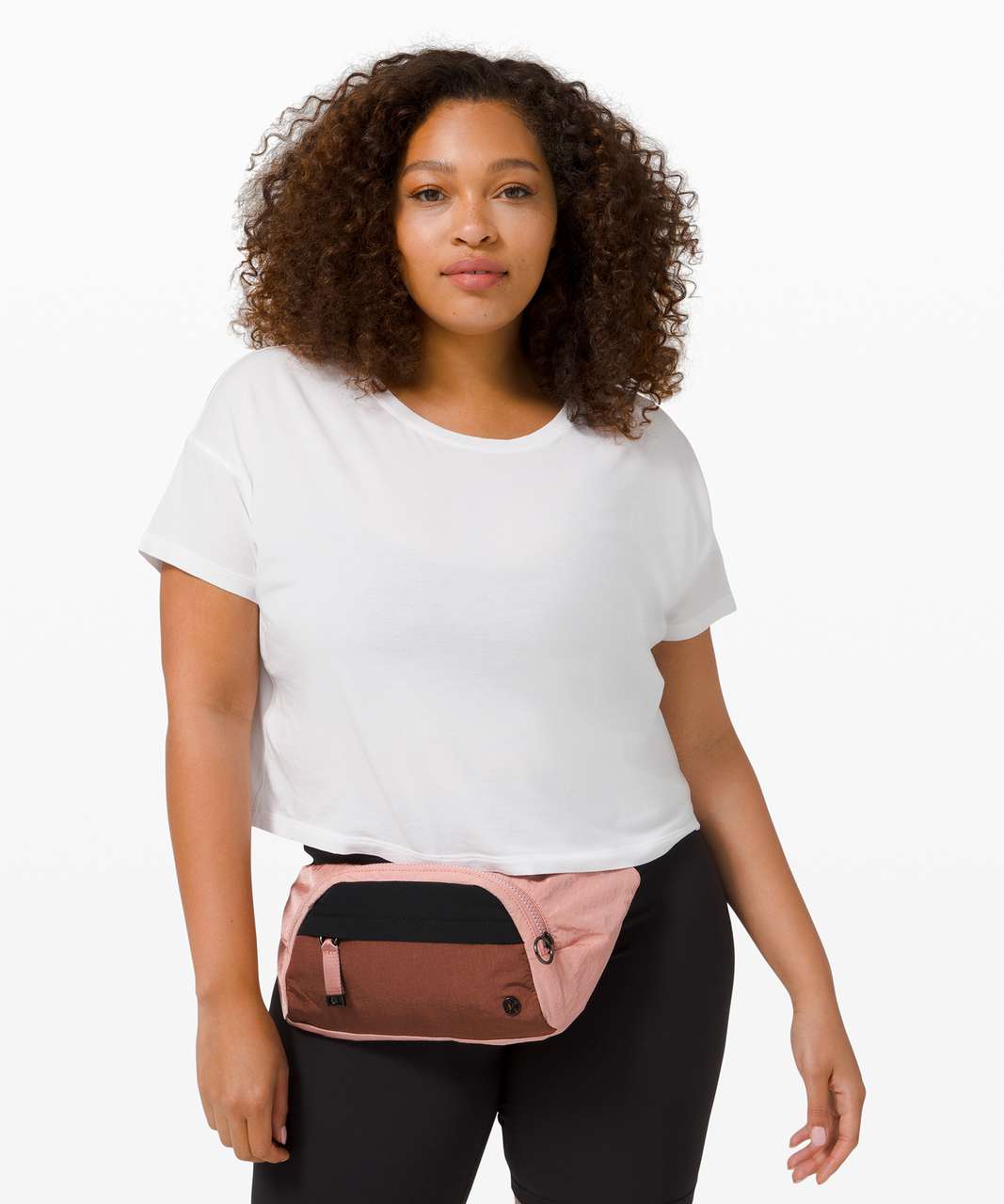 Lululemon On The Beat Belt Bag *4.5L - Pink Pastel / Ancient Copper / Black