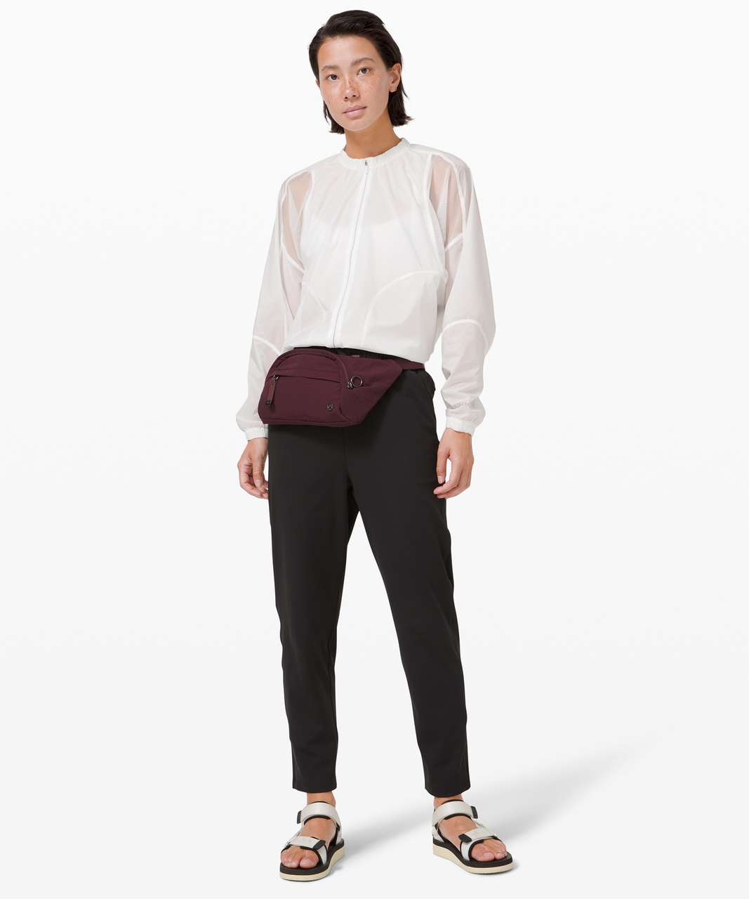 Lululemon On the Beat Belt Bag *Sherpa - Heathered Magma - lulu fanatics