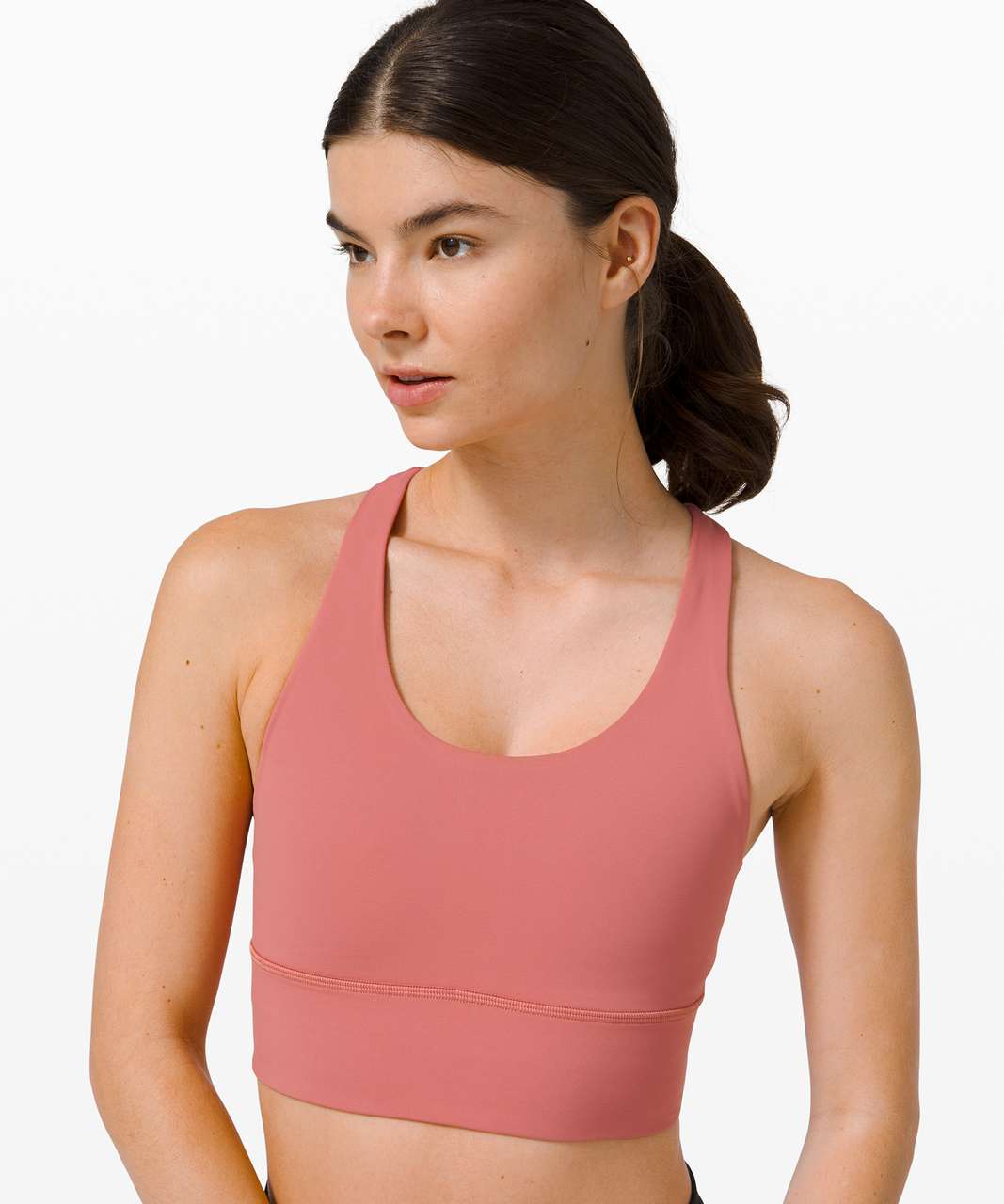 Lululemon Invigorate Bra Long Line *Medium Support, B–D Cup - Brier Rose -  lulu fanatics