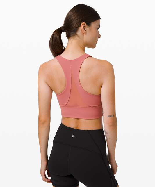 Lululemon Invigorate Bra *Long Line - Wee Are From Space Nimbus